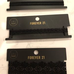 Black Lace Choker Necklaces